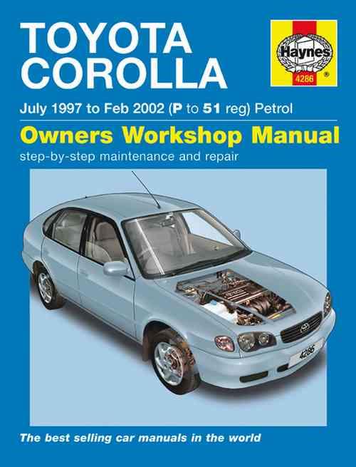 2003 toyota corolla service manual